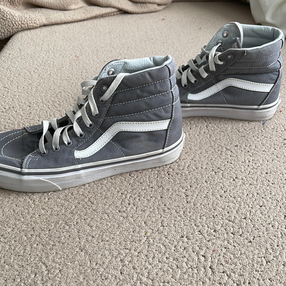 High top grey vans size 9